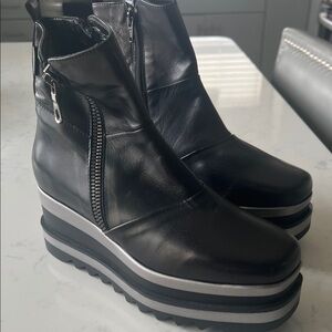 Sleek Black Ankle Boots